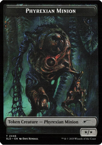 Phyrexian Minion (SLD) // Angel (LCI) Double-sided Token