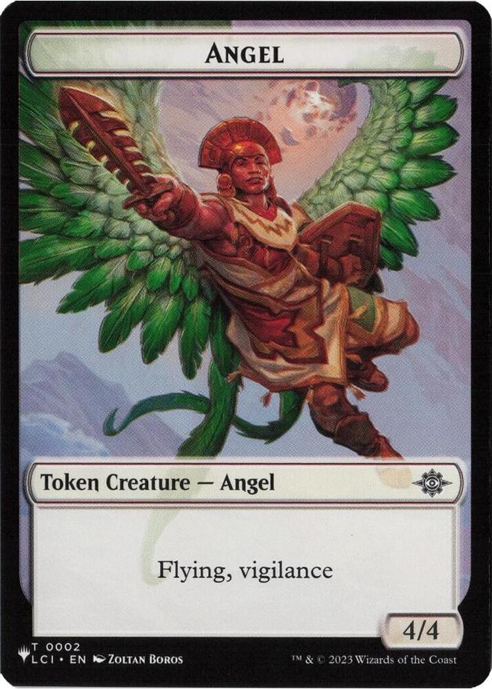 Phyrexian Minion (SLD) // Angel (LCI) Double-sided Token (Back)