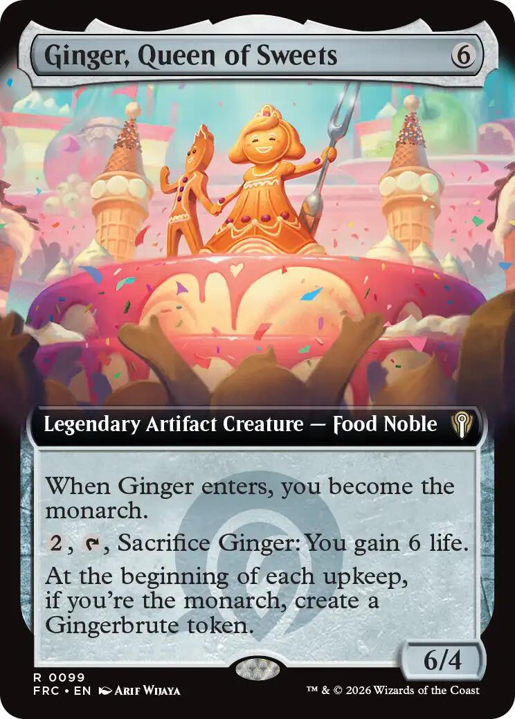 Ginger, Queen of Sweets (Extended Art)